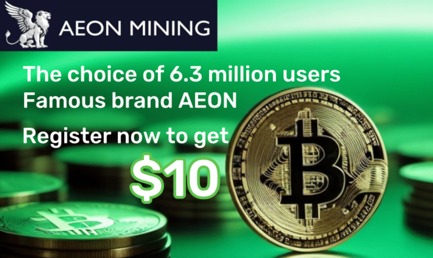 Bitcoin increased by 104% in 58 days? AEON MINING contracts can do that!