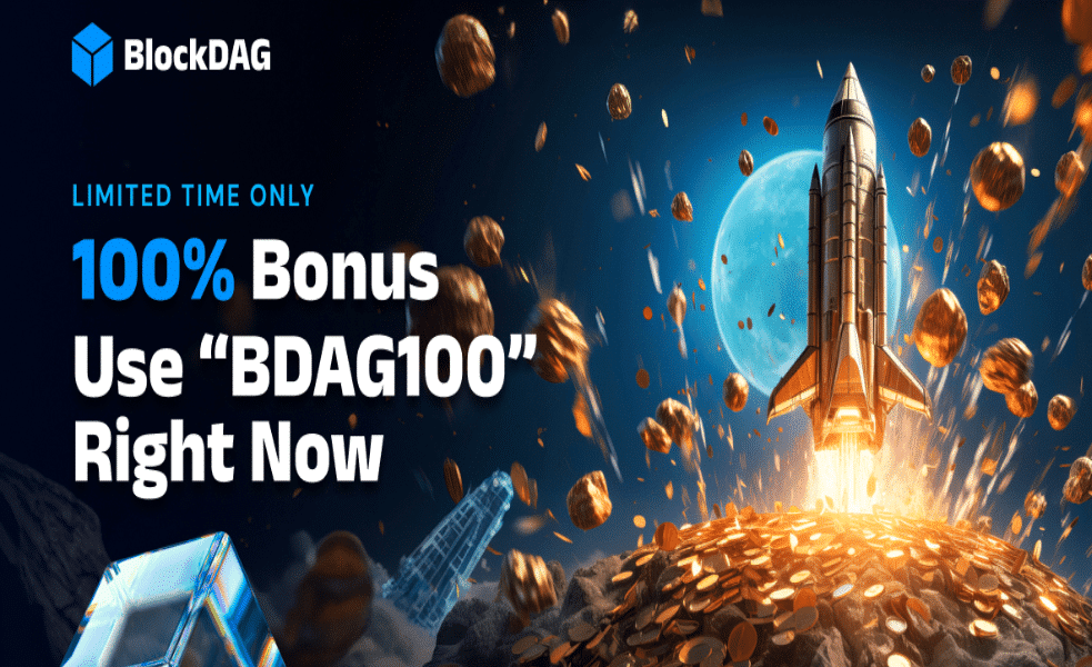 Crypto bulls flock to BlockDAG’s 100% Bonus Offer