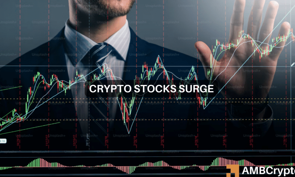 Crypto stocks surge as Bitcoin eyes $100K, IBKR reports suggests…