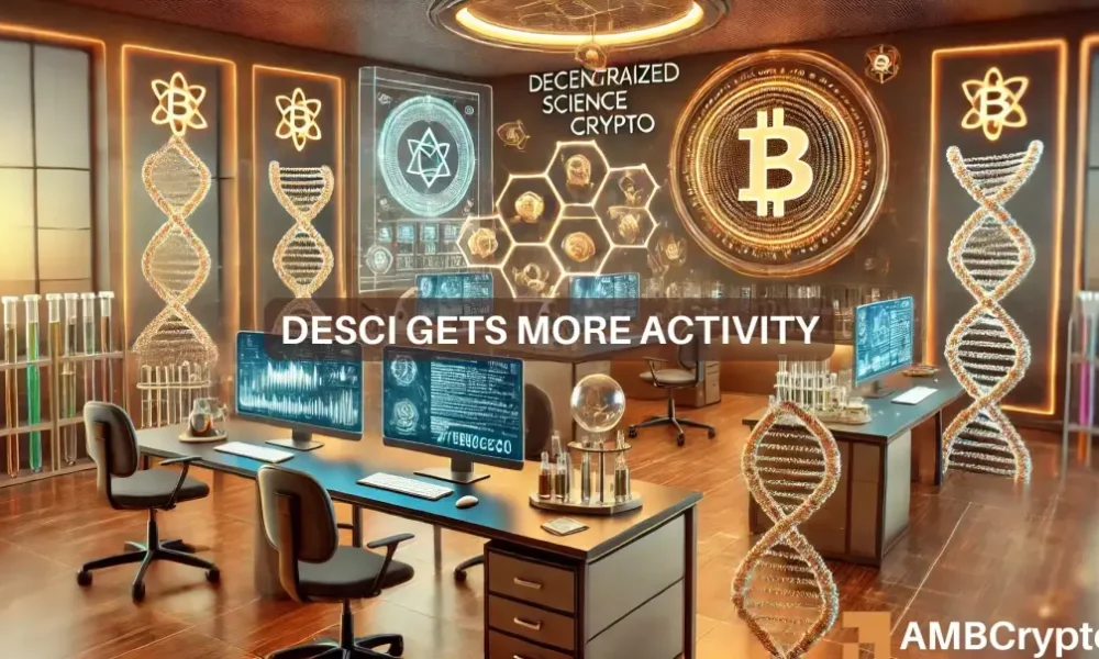 Decentralized Science [DeSci] crypto hits $1.3B market cap – AIMX leads