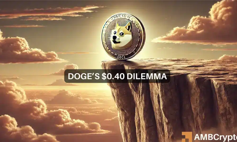 Dogecoin price watch: What $0.40 resistance means for DOGE’s next move