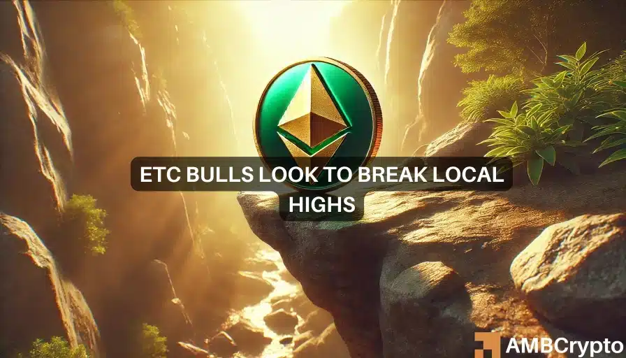 Ethereum Classic bulls eye $23.8 amid short-term volatility fears