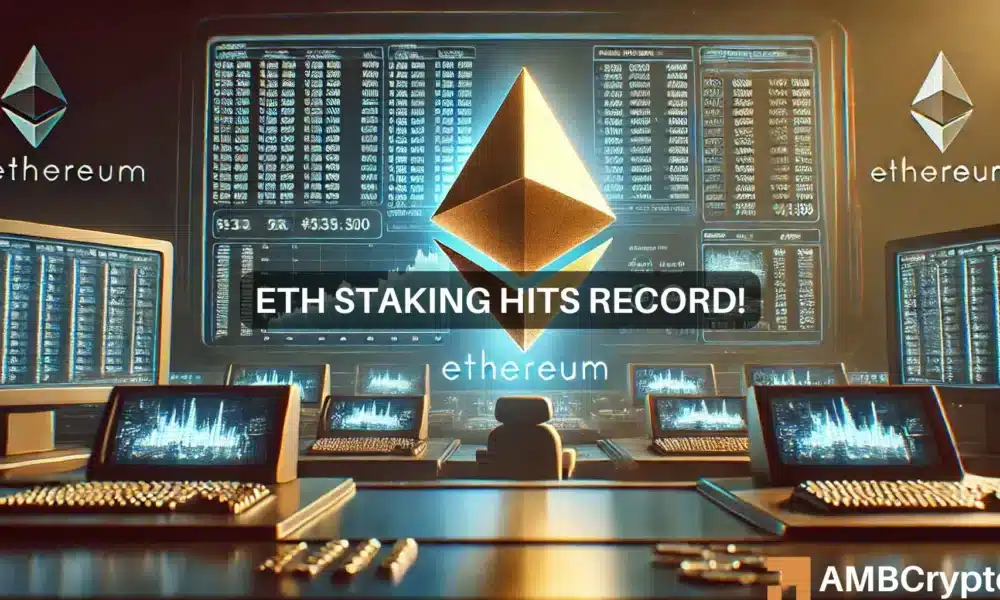 Ethereum in November: Up 34%, with staking at an ATH – What now?