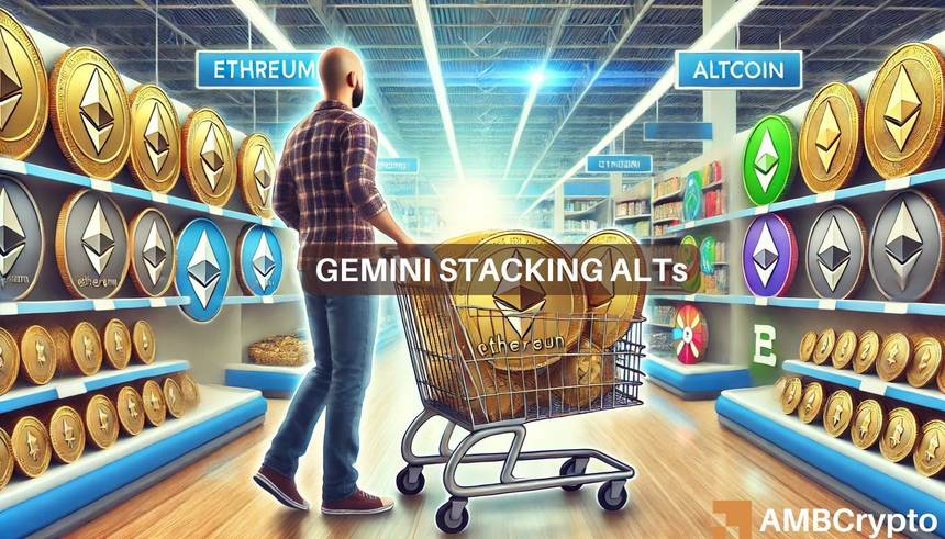 Gemini buys $120M in altcoins, including ETH – 2025 Altcoin season in mind? 