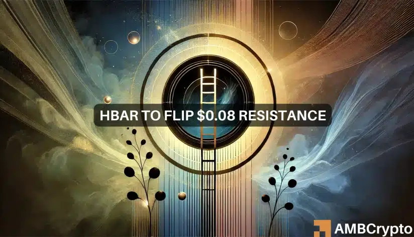 HBAR rallies 39% in a week: Key resistance zones to watch above $0.08