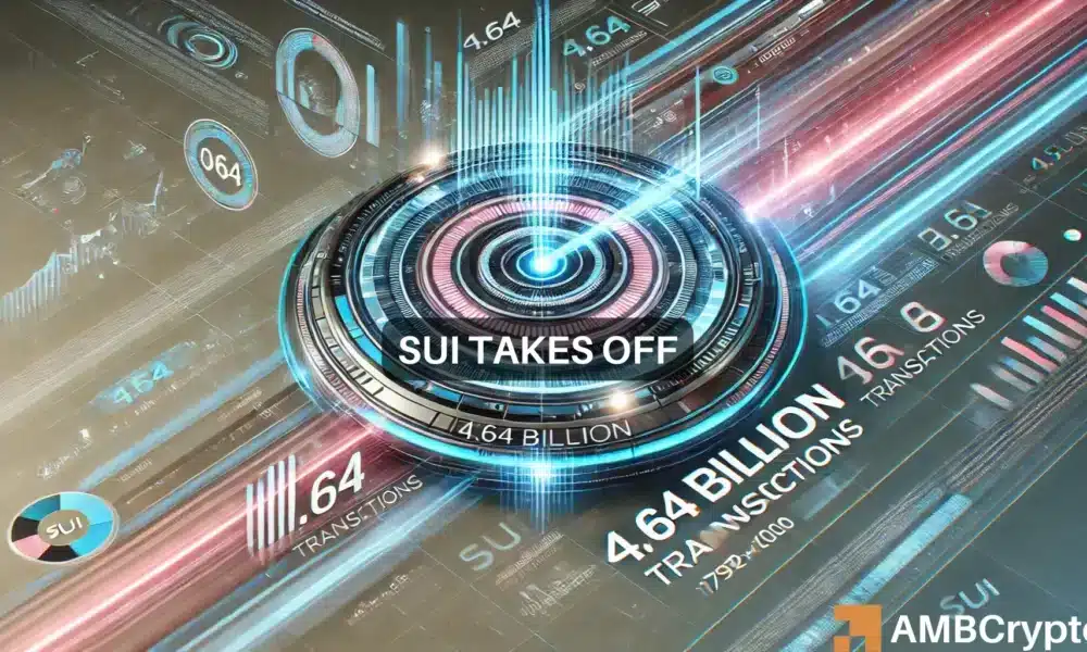 How Sui Network’s 4.6B transaction volume shapes SUI’s next move