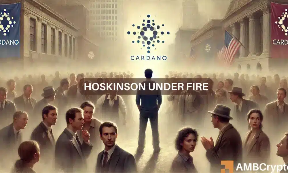 Is Cardano’s Hoskinson hurting ADA’s value? Poll suggests…