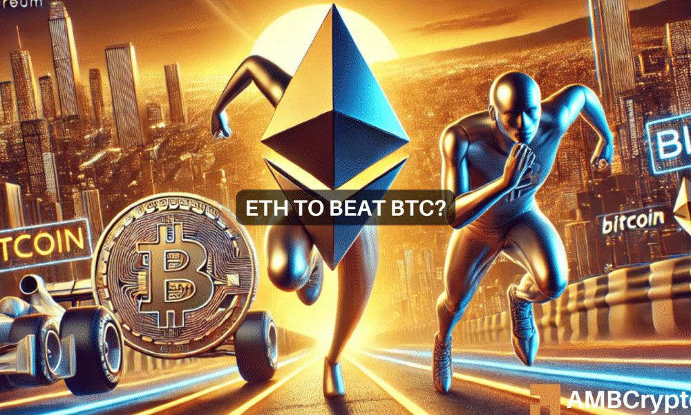 Is Ethereum set to outperform Bitcoin? Key data suggests…