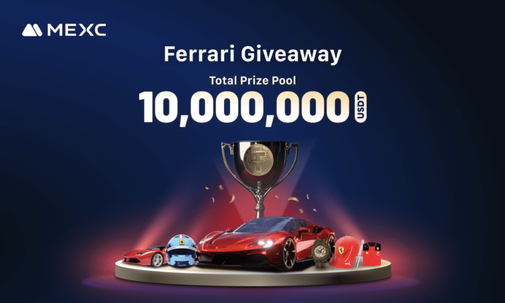 MEXC Unveils Industry’s Biggest Ferrari Giveaway With a 10,000,000 USDT Prize Pool