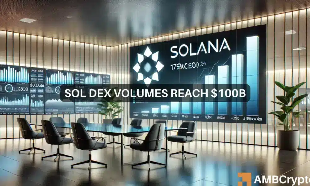 Solana DEX volume crosses $100B: What’s next for SOL prices?