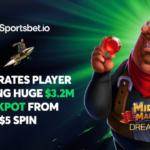 Sportsbet.io Player Wins Huge $3.2m Jackpot from $5 Spin