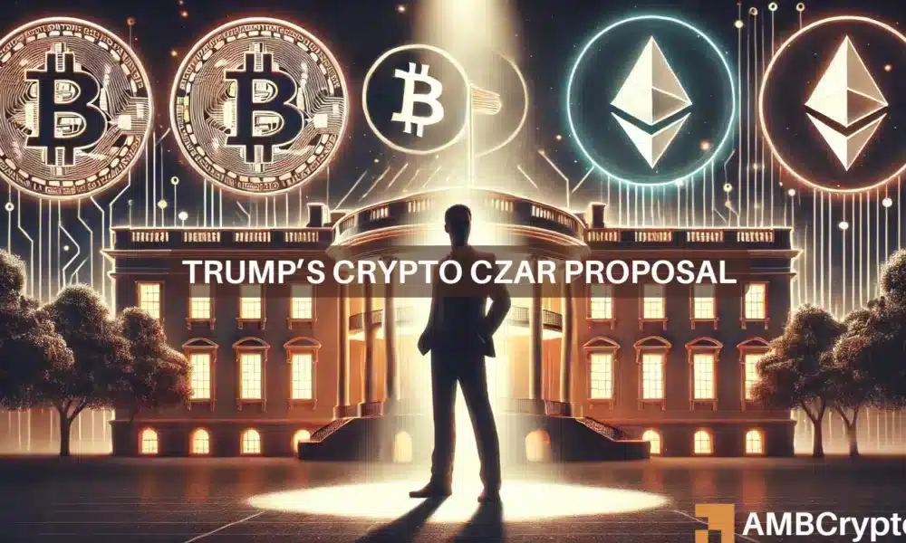 Trump eyes ‘crypto czar’ role – Will this take the market cap to $3T?