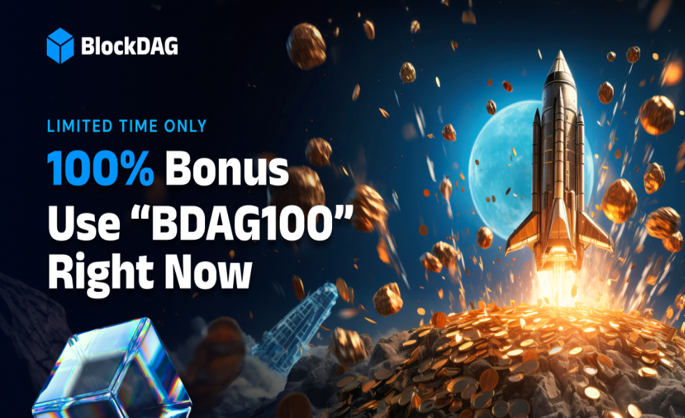 Whales jumping to double up on rewards with BlockDAG’s 100% Bonus Offer