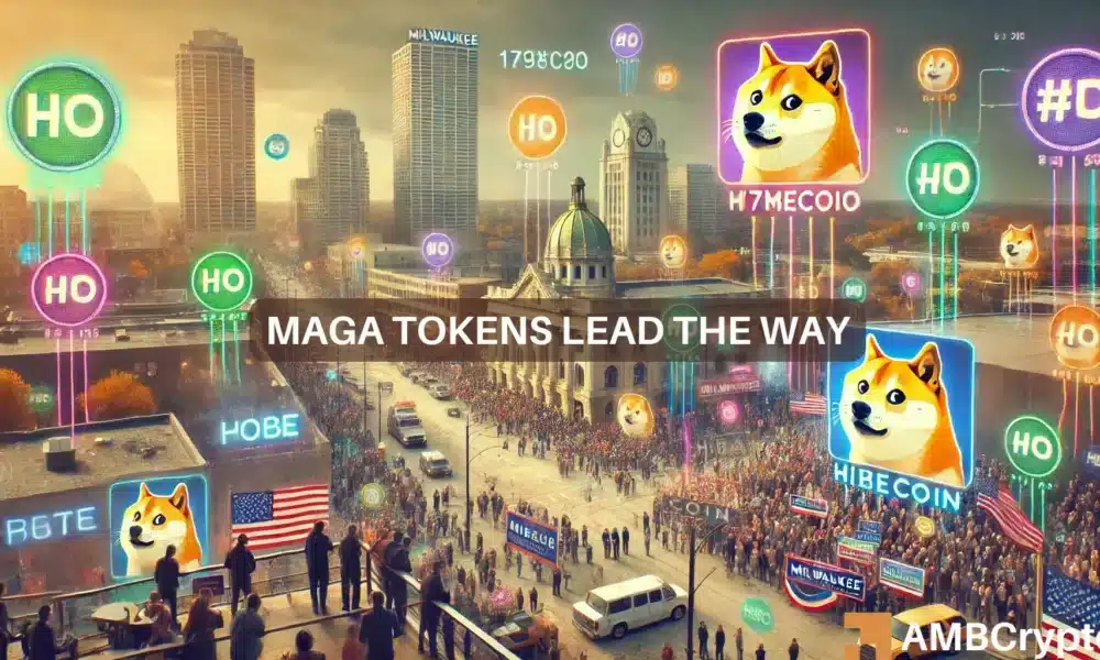 Why Trump-themed memecoins MAGA, STREMP rallied by double digits today