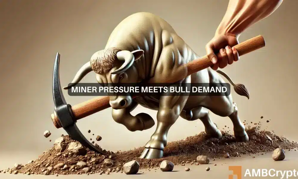 Will miner selling pressure be Bitcoin’s hurdle to $100K?