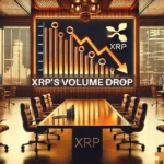 XRP’s $1 at risk? As trading volume drops 77%, concerns rise