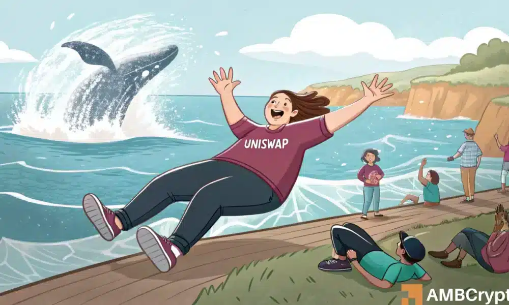 Uniswap price tumbles despite surging whale activity – Why?