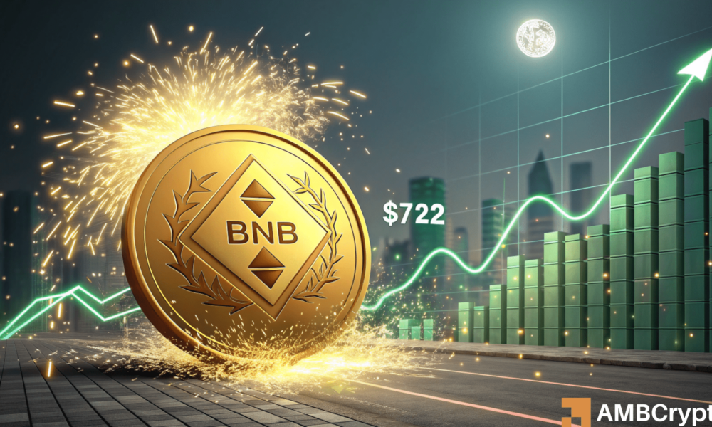 BNB on the verge of a breakout: Will $722 unlock a rally?