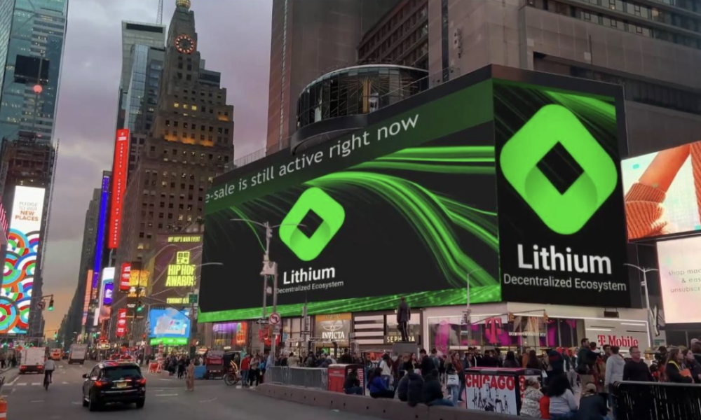 Lithium presale is still active and is about to end! Pre-sale price $0.2 and Listing price $1.5