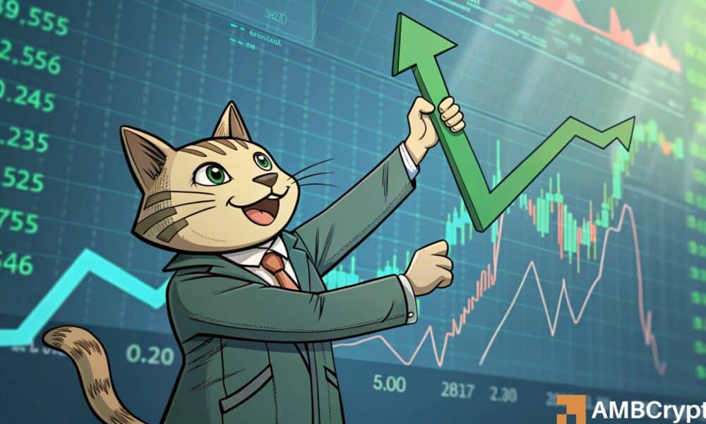 POPCAT drops 49% in 30 days: Odds of it reclaiming $0.82 are…